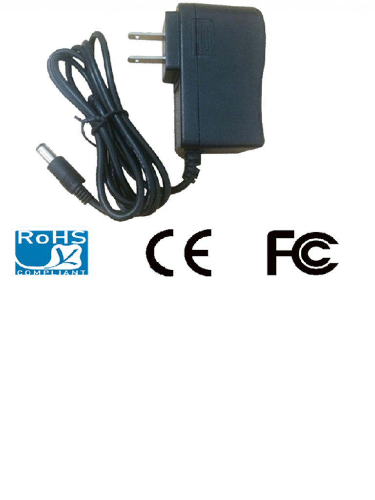 Fuente de poder regulada 12V CD / 1 A MPERE /