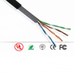 Cable UTP 100% cobre / Categoria 5E / Color negro / Exterior / METRO  